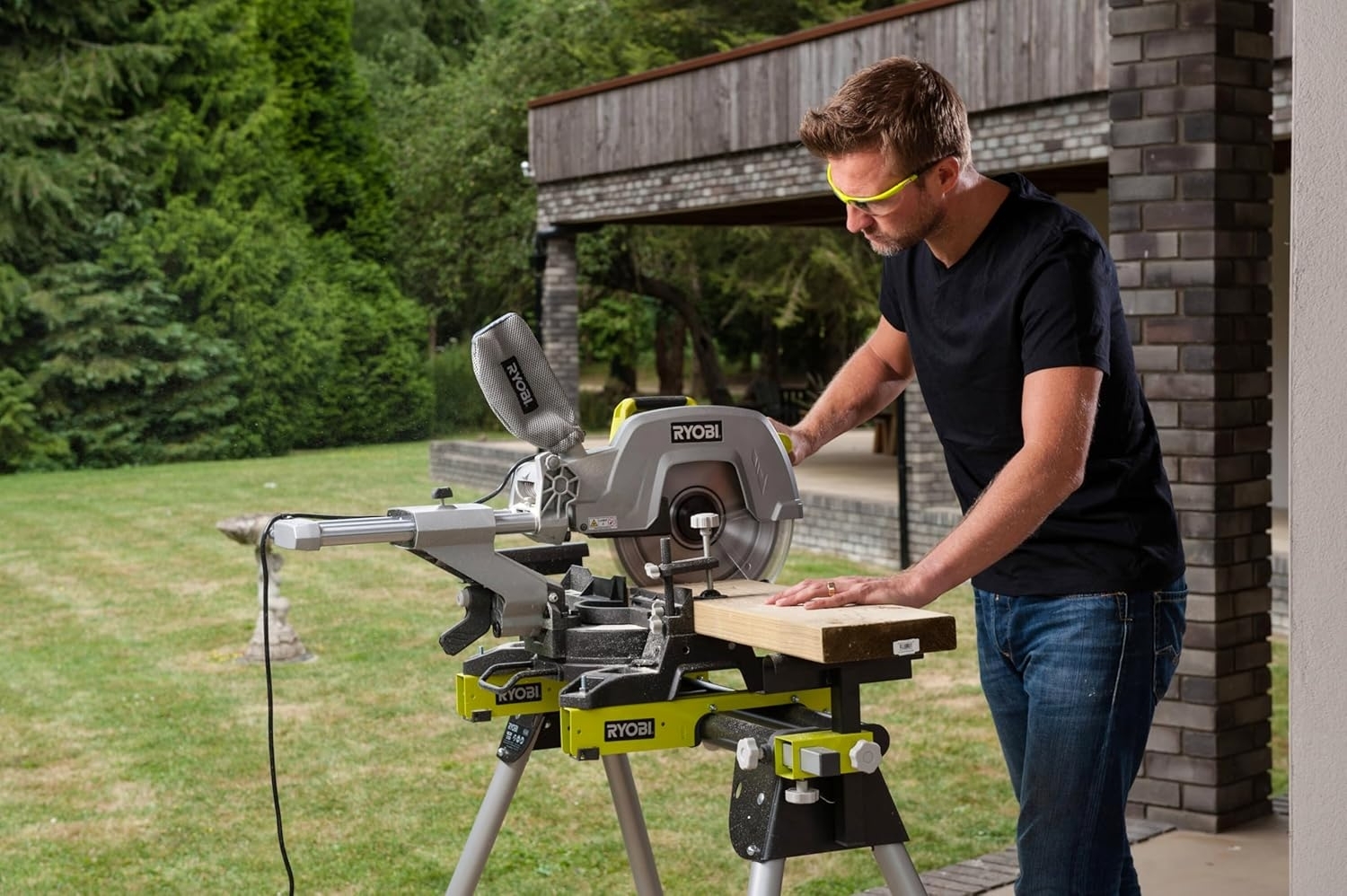 Пила торцювальна Ryobi EMS305RGфото4