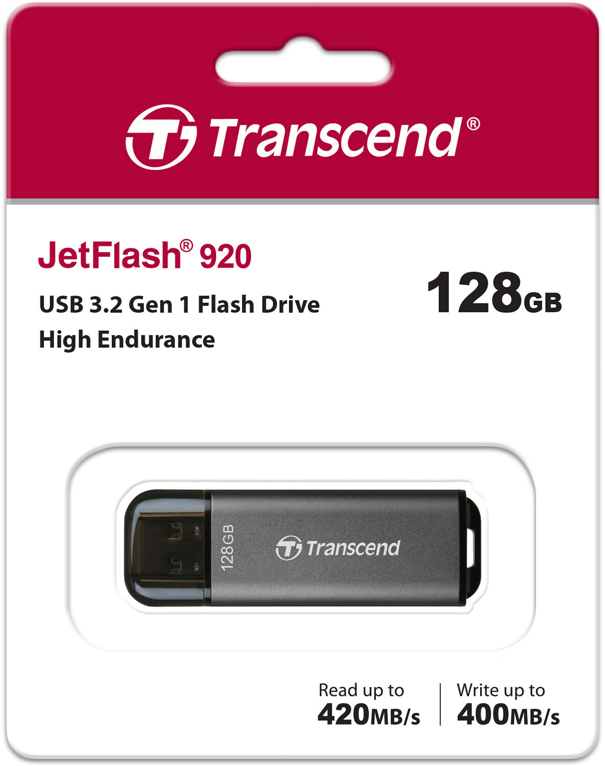 Накопитель USB 3.2 Transcend JetFlash 920 128GB Black (TS128GJF920) фото 11