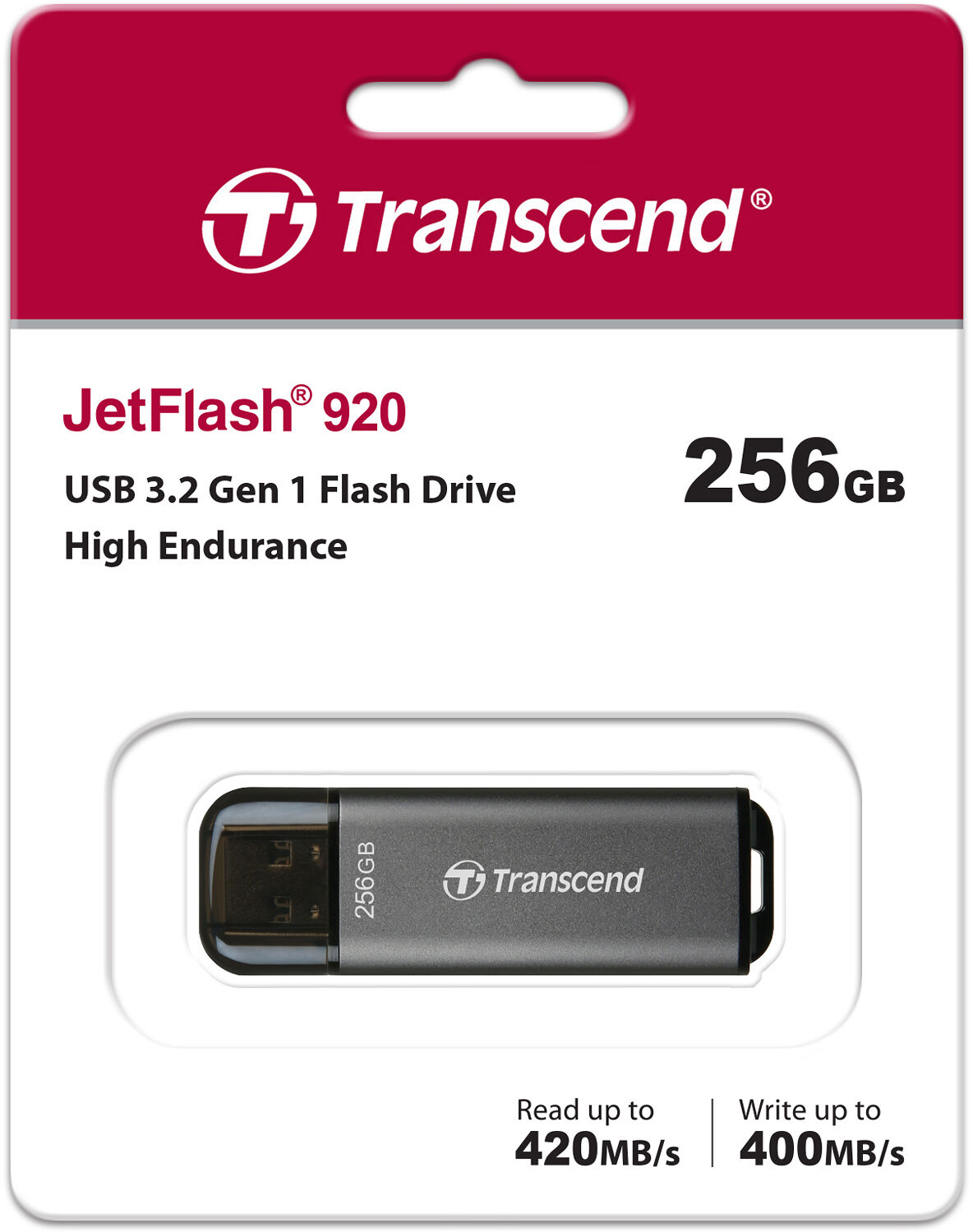 Накопитель USB 3.2 Transcend JetFlash 920 256GB Black (TS256GJF920) фото 11
