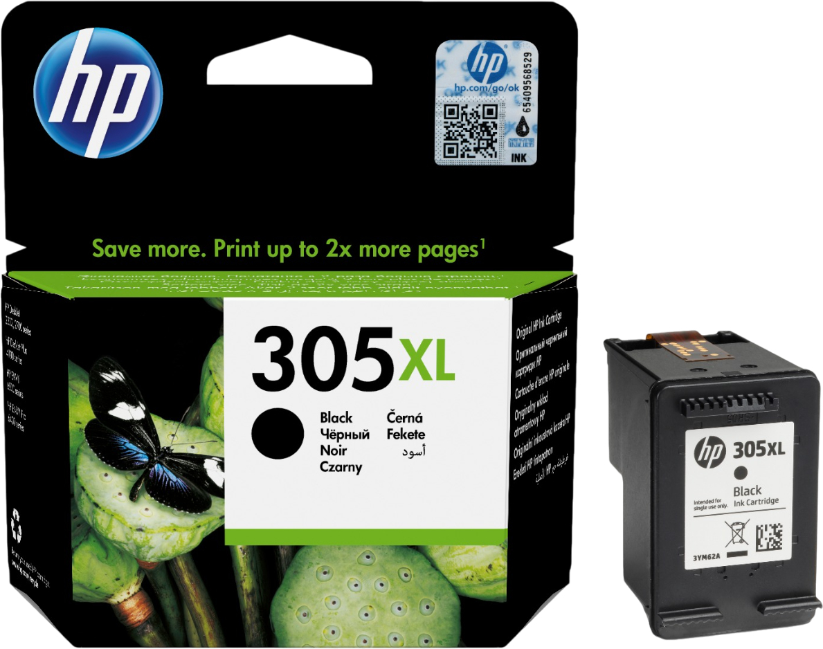 Картридж струйный HP No.305XL DJ 2320/2710/2720/4120 black (3YM62AE) фото 