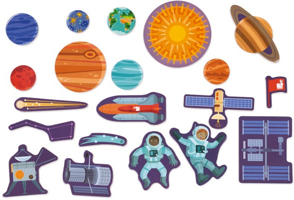 Магнитная карта Janod Солнечная система (J05462) фото 5