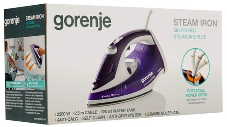 Утюг Gorenje SIH2200BBC фото