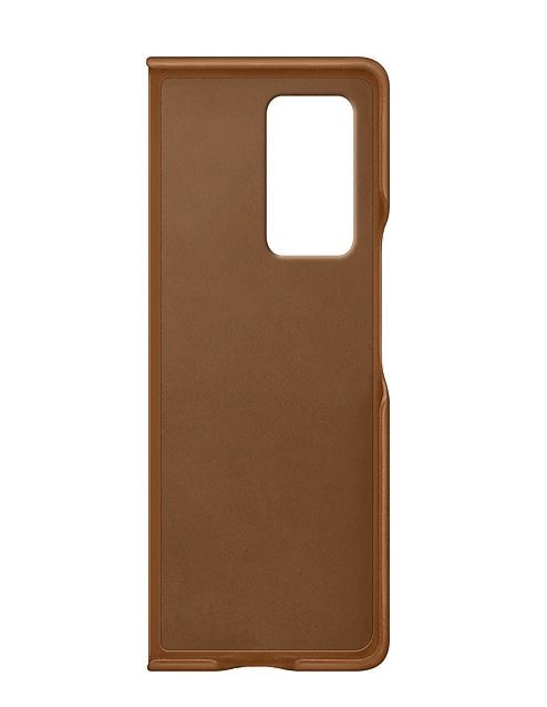 Чехол Samsung для Galaxy Fold 2 Leather Cover Brown (EF-VF916LAEGRU) фото 5