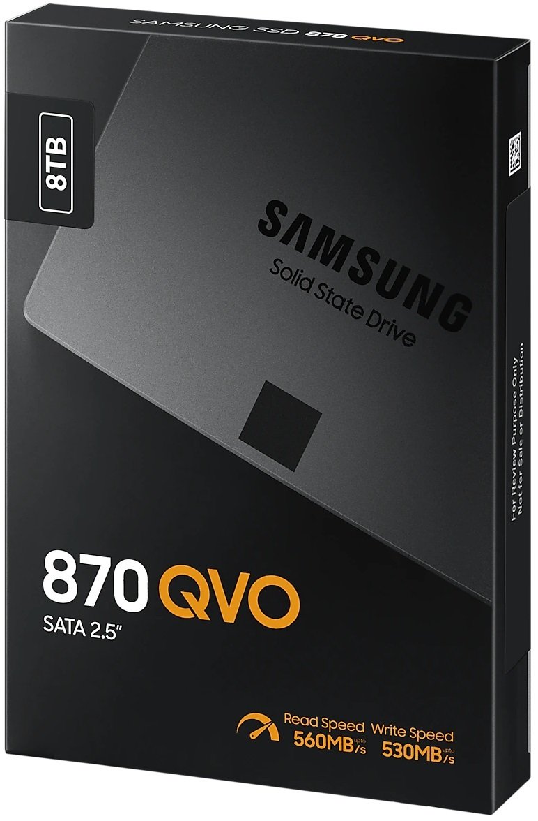 SSD накопитель SAMSUNG 870 QVO 8TB 2.5
