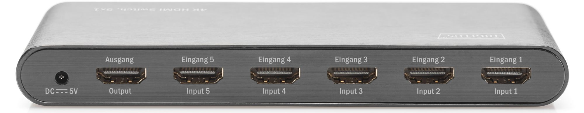 Видеокоммутатор DIGITUS UHD HDMI (INx5 - OUTx1), 4K (DS-45317) фото 3