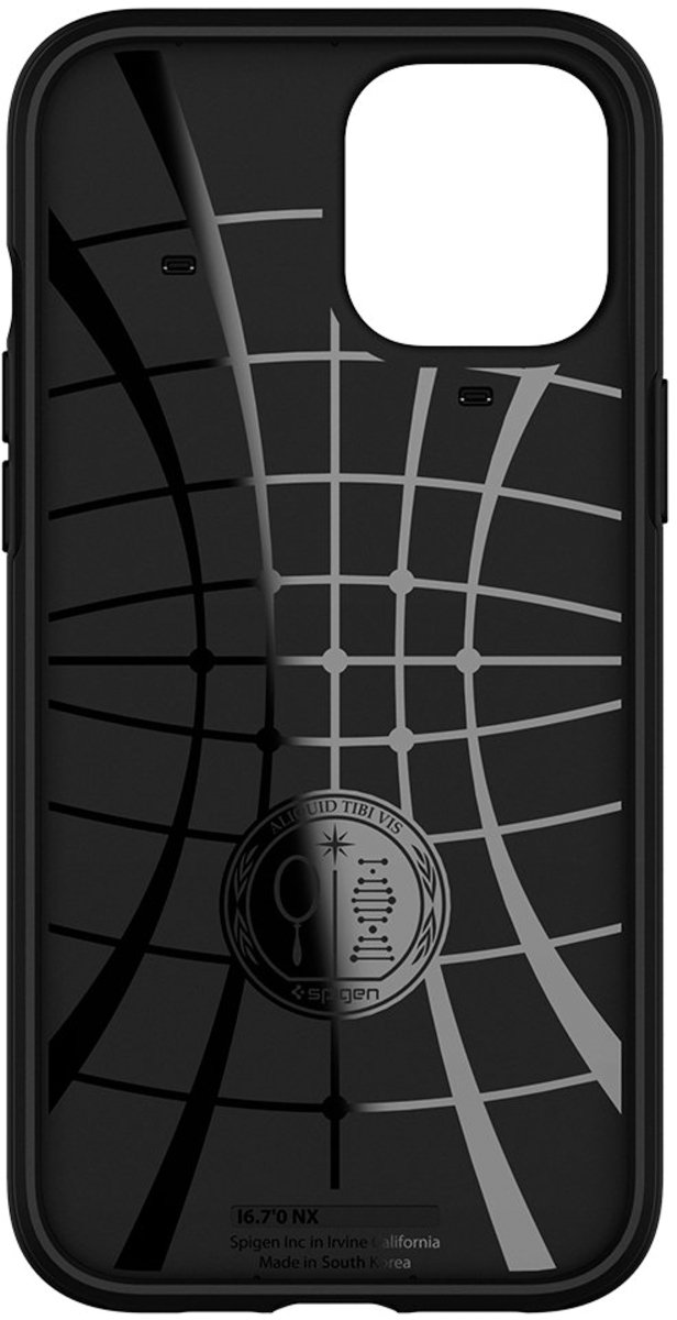 Чехол Spigen для iPhone 12/12 Pro Hybrid NX Matte Black фото 6