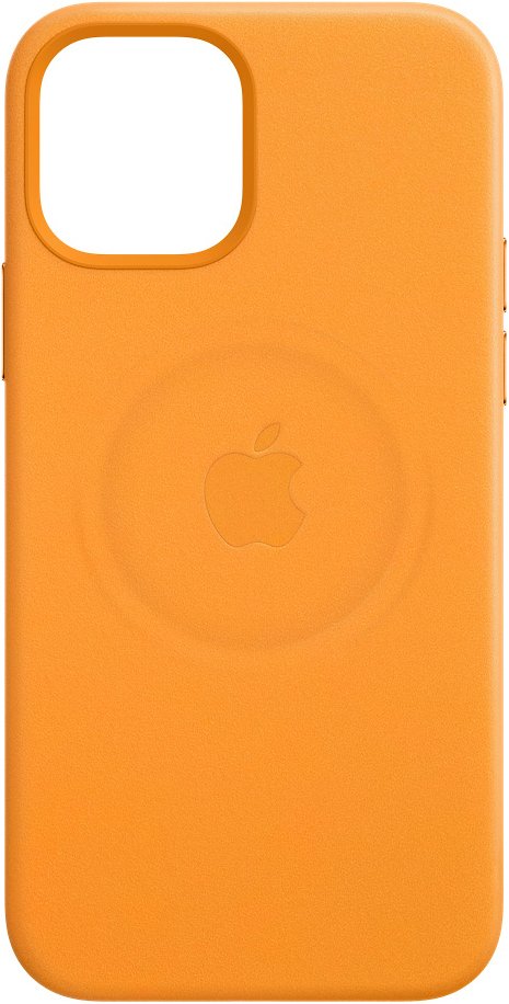 Чехол Apple для iPhone 12/12 Pro Leather Case with MagSafe California Poppy (MHKC3ZE/A) фото 10