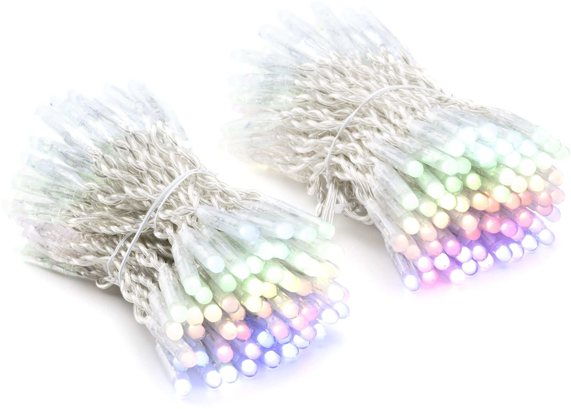 Гирлянда для бизнеса Smart LED Twinkly Pro Strings RGB 250, двойная линия, Clear (TWP-S-CA-2X125STP-T) фото 