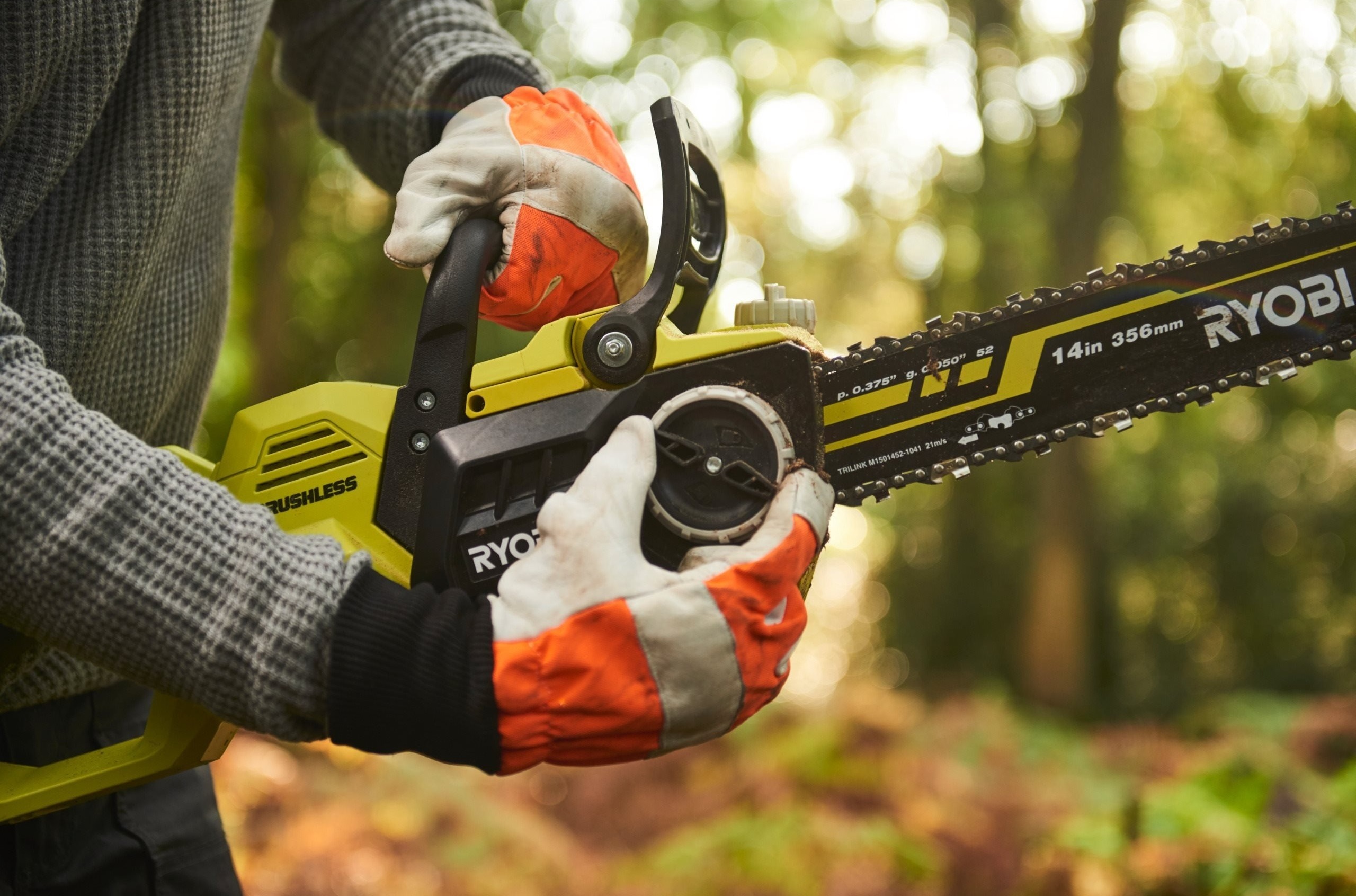 Пила цепная Ryobi RY36CSX35A-0 фото 5