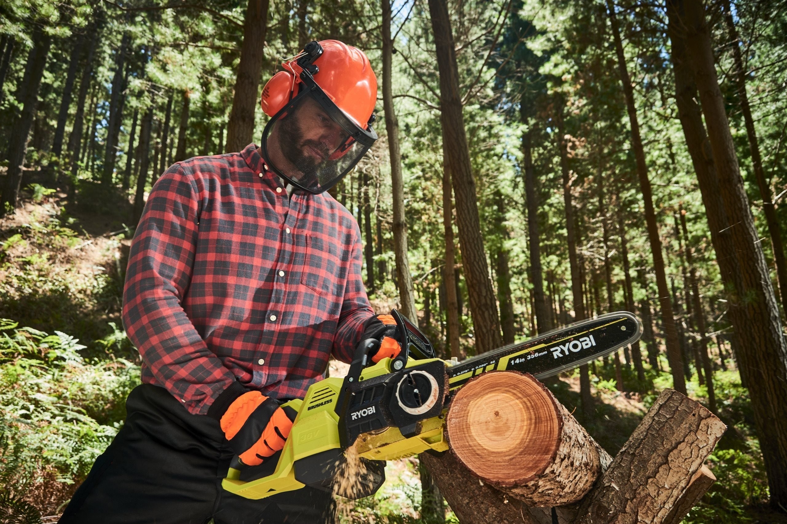 Пила цепная Ryobi RY36CSX35A-0 фото 7