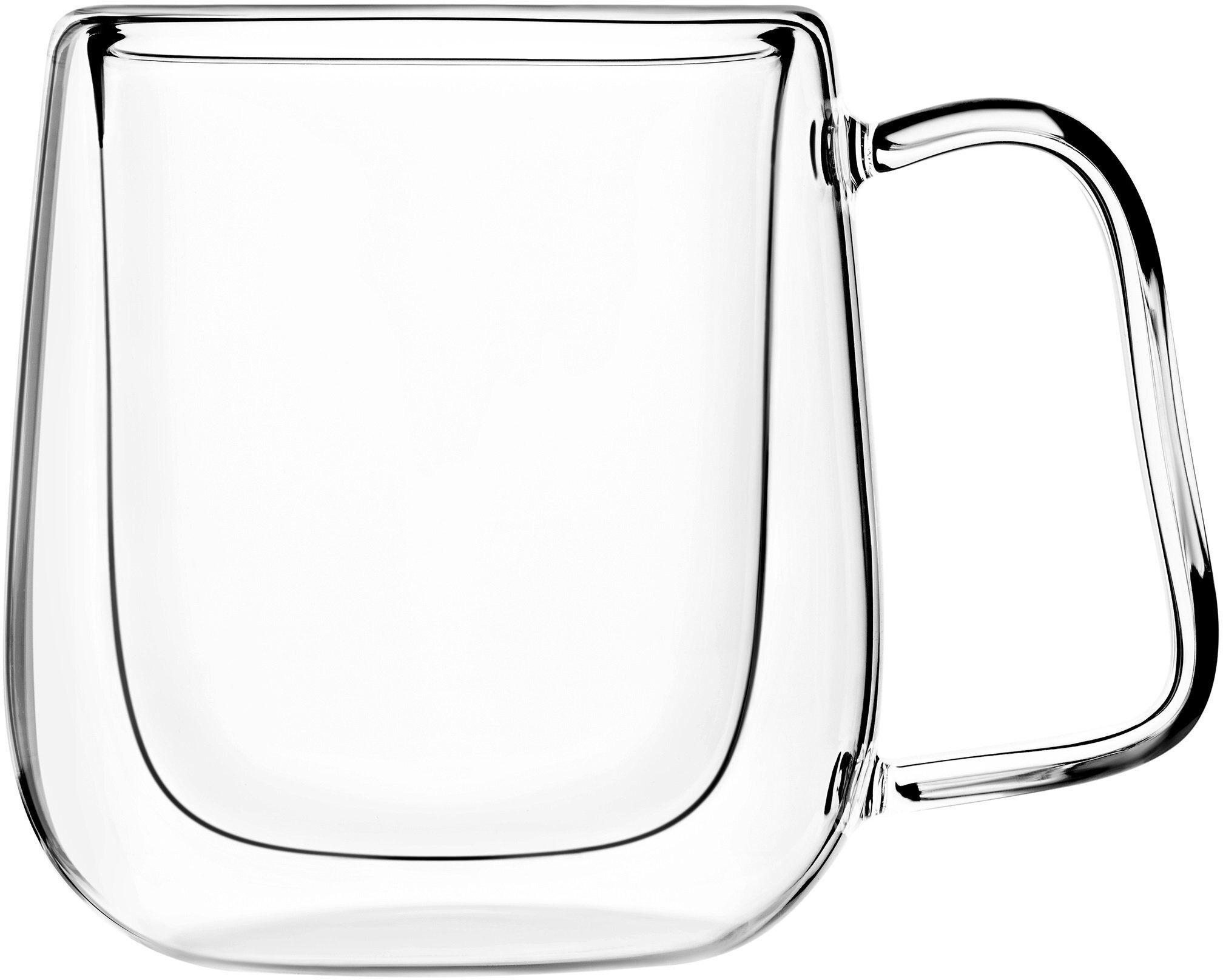 Набір чашок з ручками ARDESTO з подвійними стінками, 250 мл, 2 шт (AR2625GHP)фото