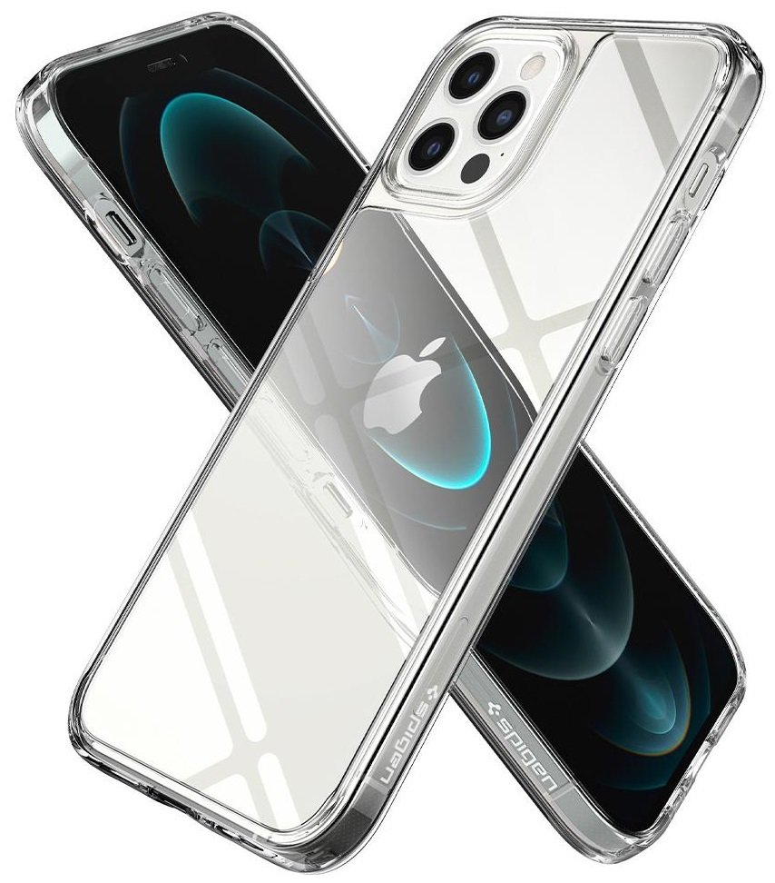 Чехол Spigen для iPhone 12/12 Pro Quartz Hybrid Crystal Clear (ACS01705) фото 13