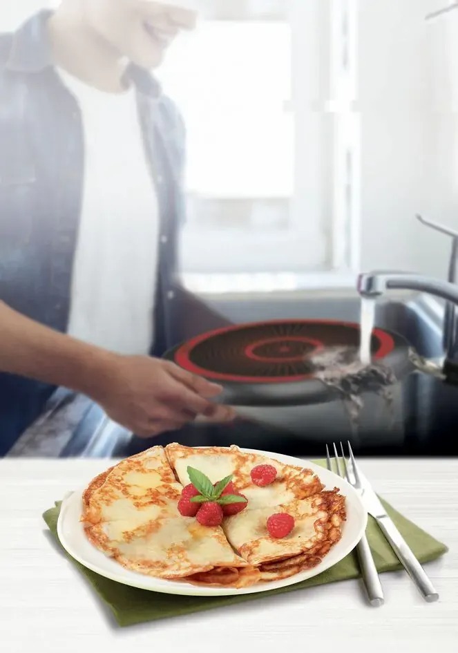 Сковорода блинная Tefal Simply Clean 25 см (B5671053) фото 