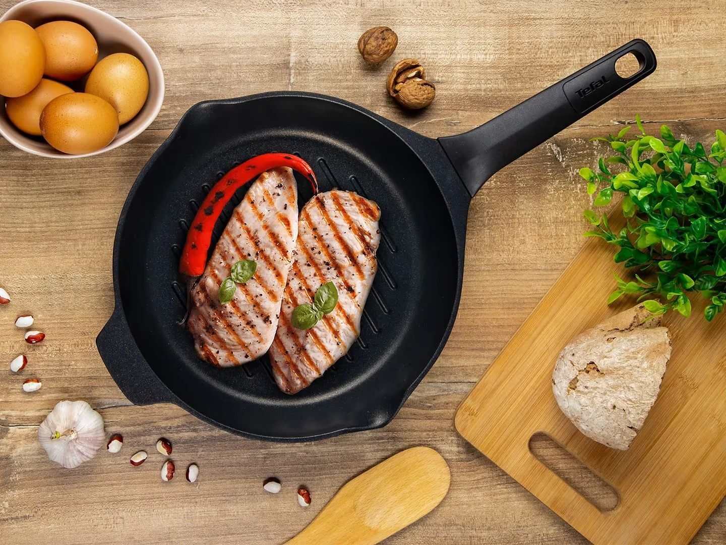 Сковорода Tefal Delicio Гриль 26 см (E2324074) фото 