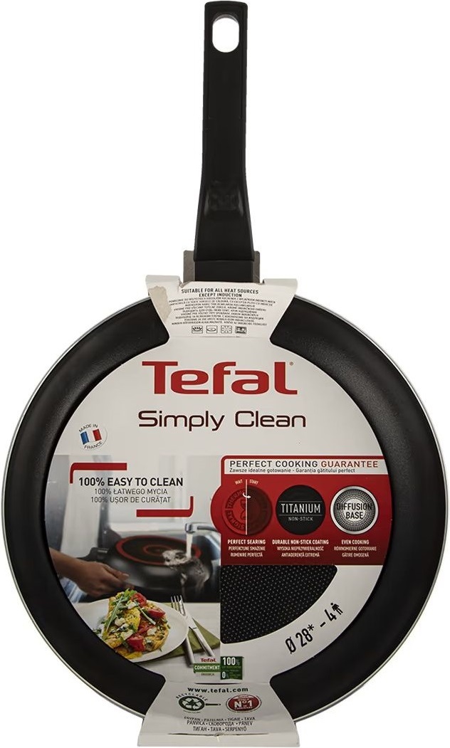 Сковорода Tefal Simply Clean 28 см (B5670653) фото 5
