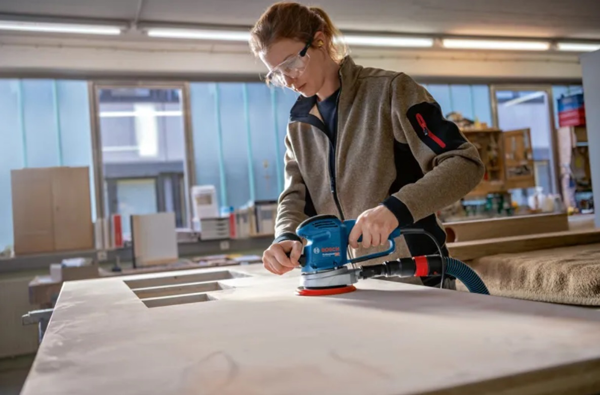 Шлифмашина эксцентриковая Bosch GEX 34-150 (0.601.372.800) фото 4