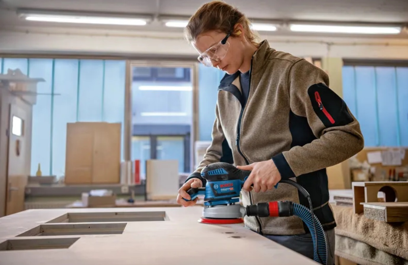 Шлифмашина эксцентриковая Bosch GEX 40-150 (0.601.37B.202) фото 3