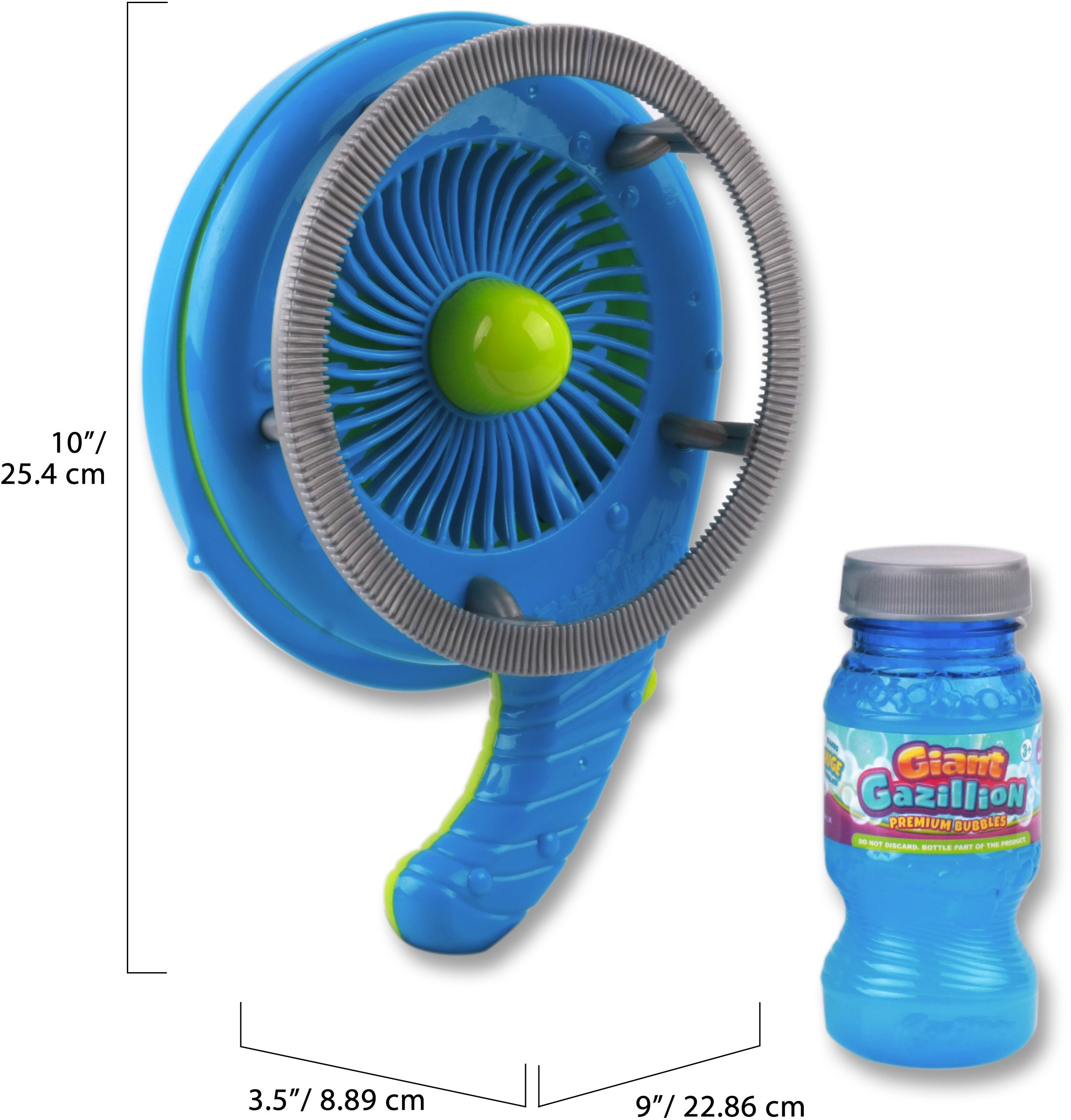 Запускач мильних бульбашок Gazillion Гігант вентилятор, в наборі р-н 118мл GZ36132фото8