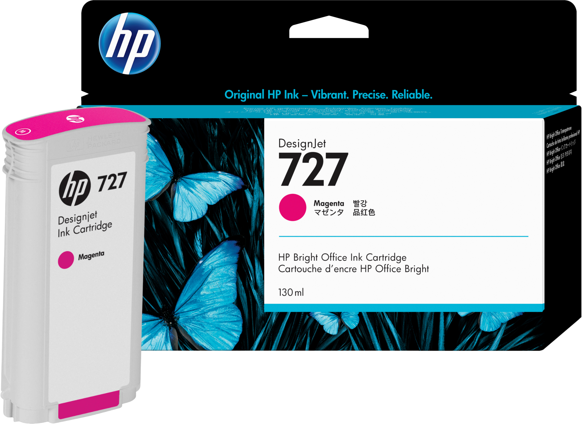 Картридж струйный HP No. 727 DesignJet T1500/T920 Magenta, 130 ml (B3P20A) фото 2