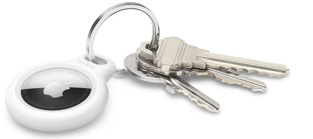 Чехол Belkin Secure Holder with Key Ring AirTag White (F8W973BTWHT) фото 4