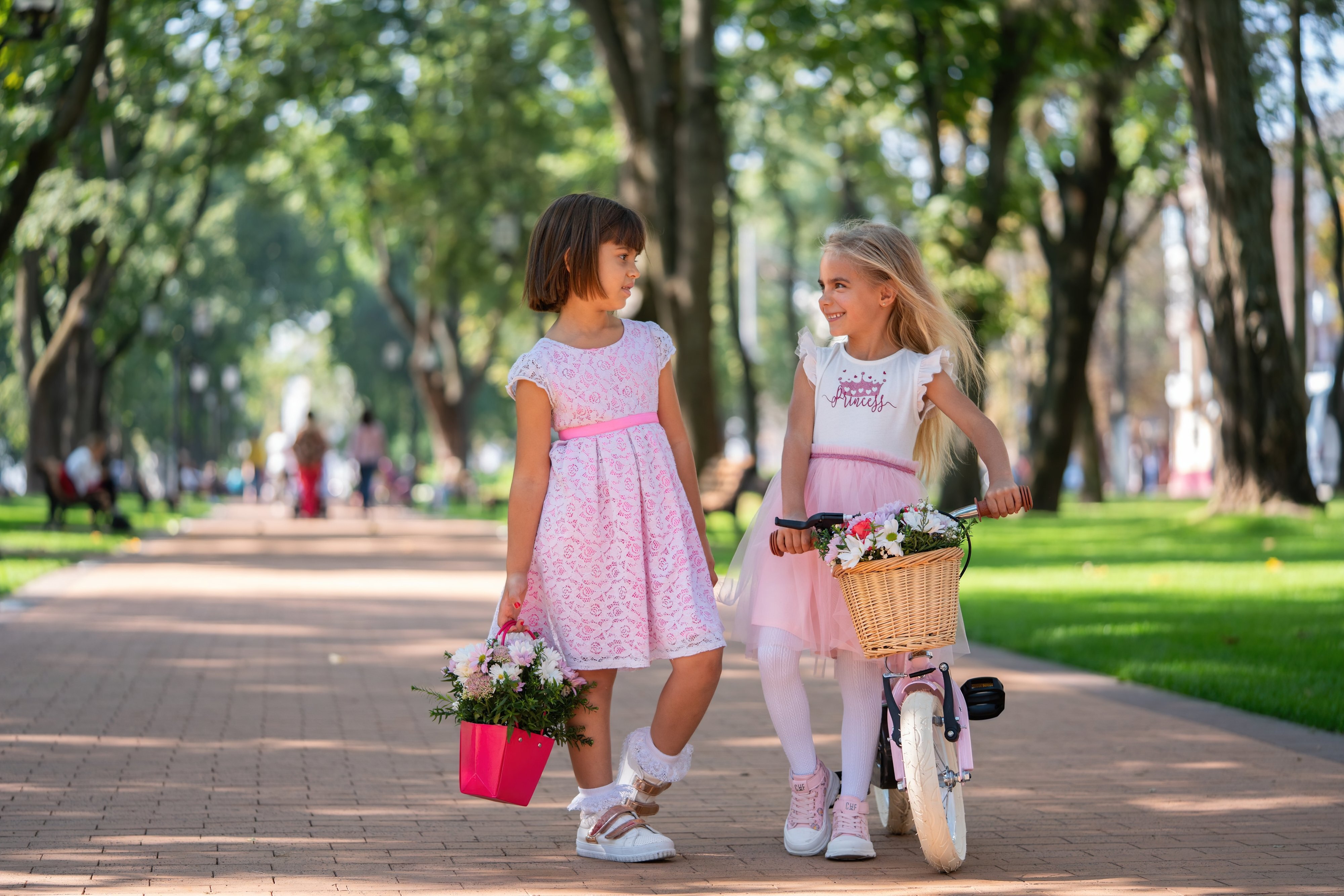 Детский велосипед Miqilong RM Розовый 12` ATW-RM12-PINK фото 14