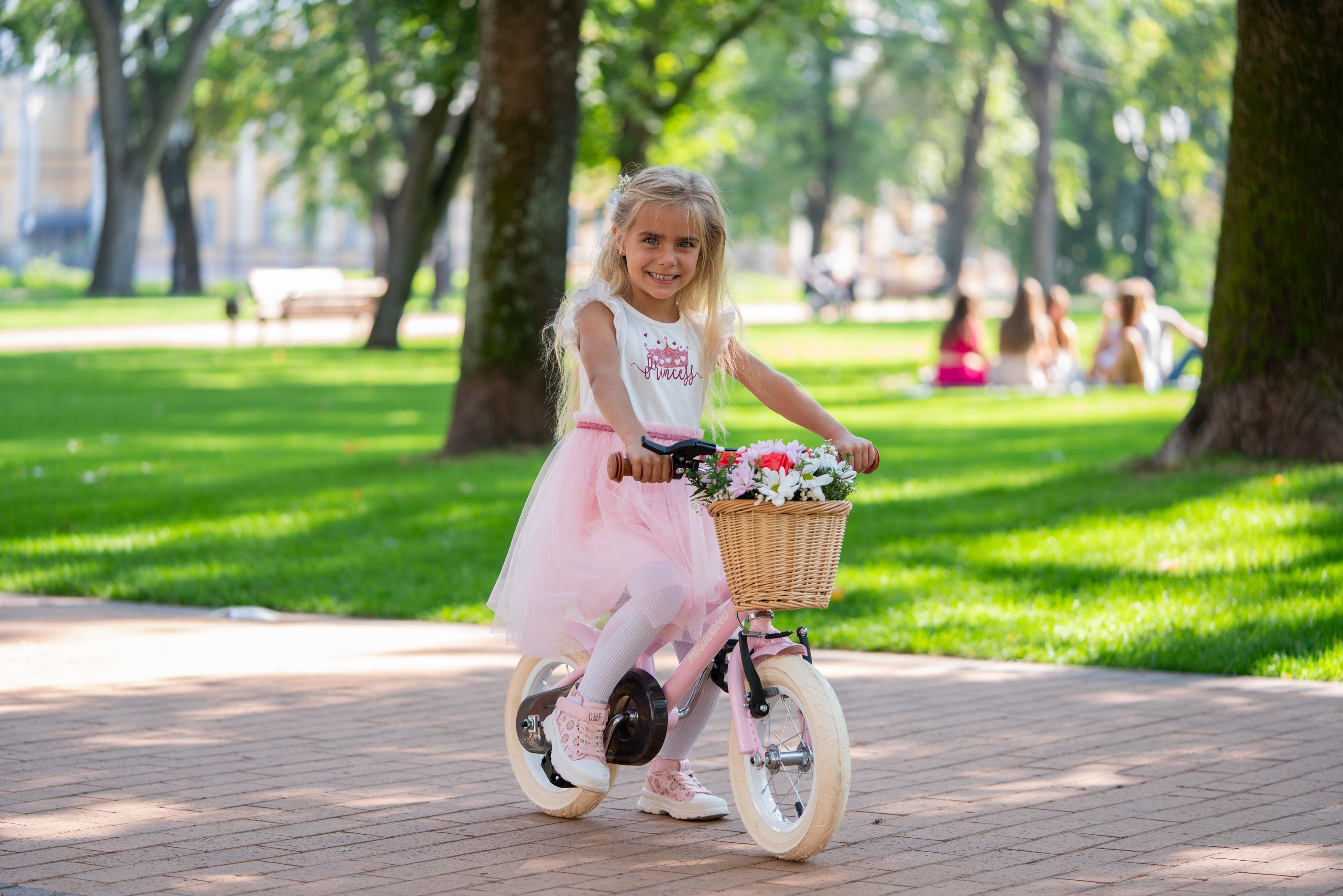 Дитячий велосипед Miqilong RM Розовый 12' ATW-RM12-PINKфото13