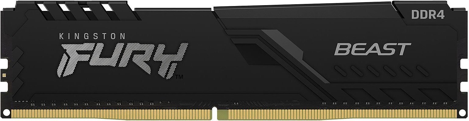Пам'ять для ПК Kingston DDR4 2666 8GB KIT (4GBx2) Kingston Fury Beast (KF426C16BBK2/8)фото4