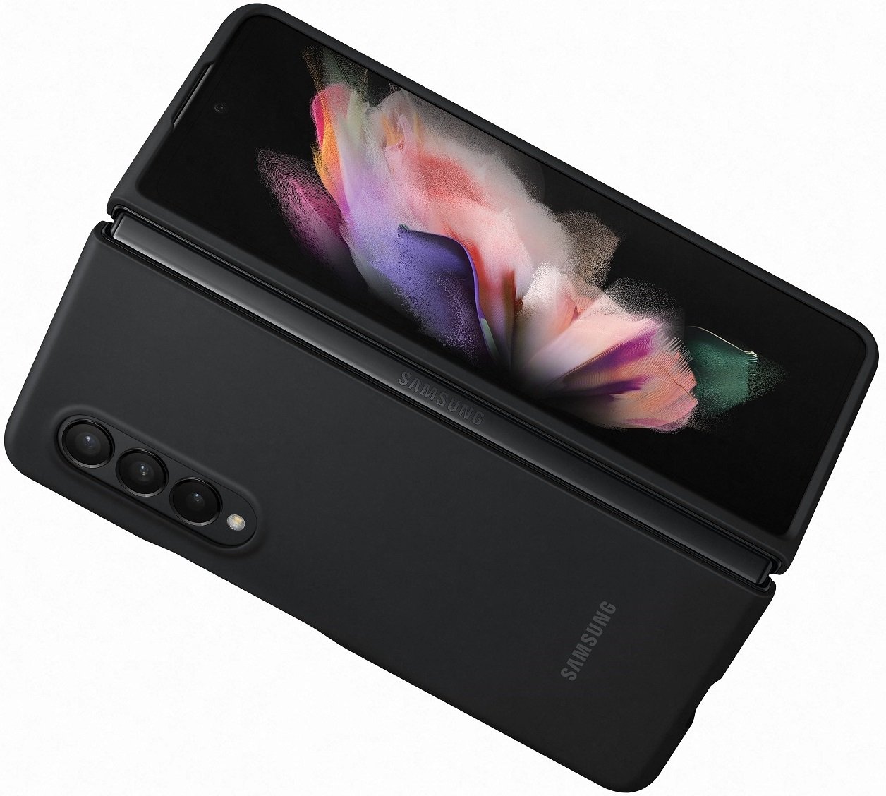 Чохол Samsung для Galaxy Fold 3 Silicone Cover Black (EF-PF926TBEGRU)фото6