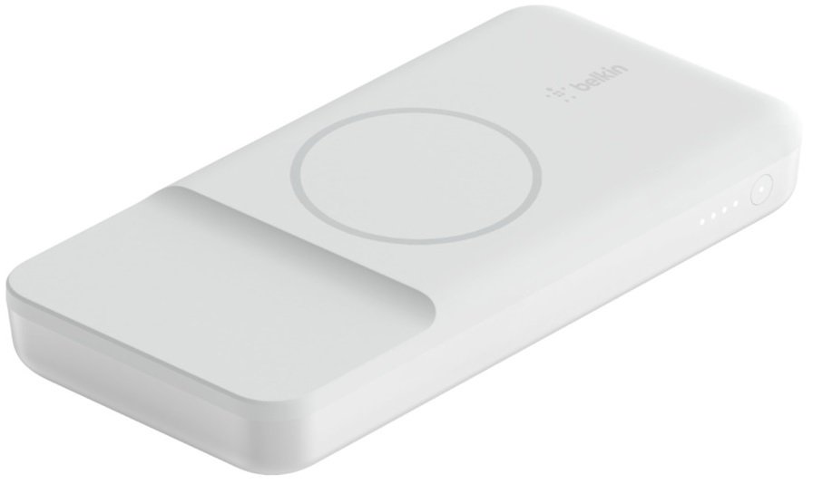 Портативний зарядний пристрій Belkin 10000mAh, MagSafe Wireless, White (BPD001BTWH)фото2