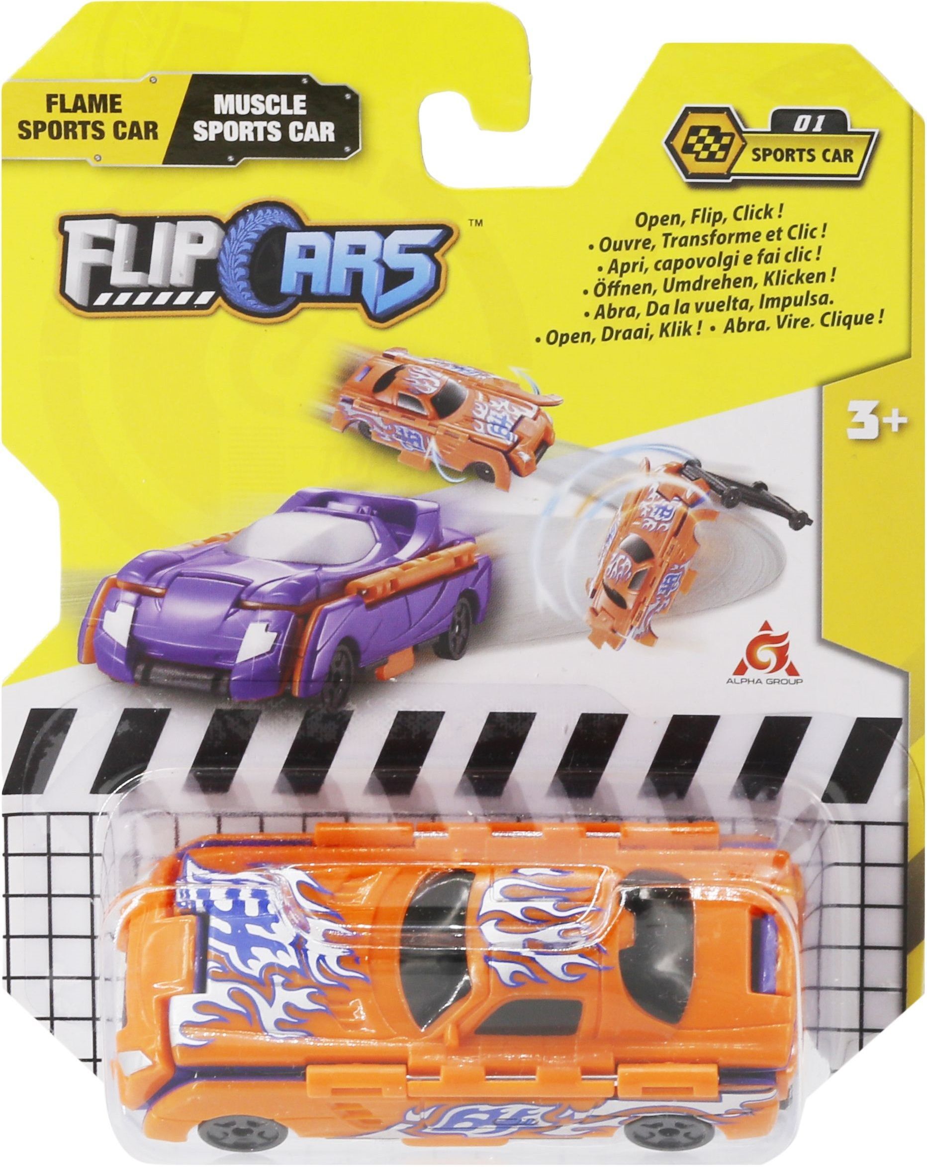 Машинка-трансформер Flip Cars 2 в 1 Спорткар в асортиментіфото