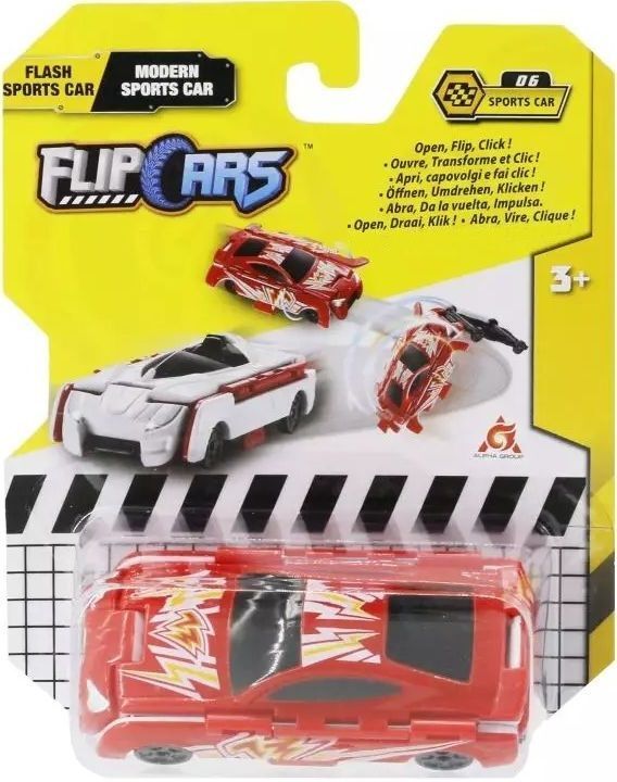 Машинка-трансформер Flip Cars 2 в 1 Спорткар в асортиментіфото