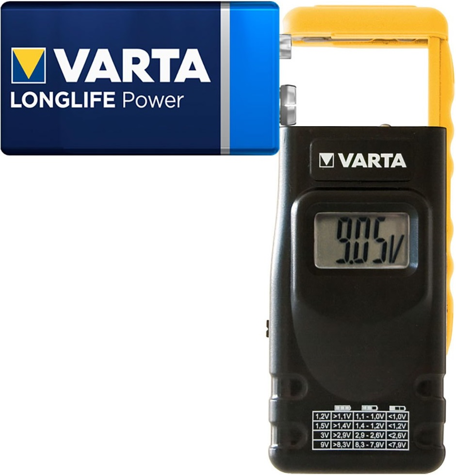 Цифровой тестер VARTA 891 LCD DIGITAL BATTERY TESTER BLI 1 (00891101401) фото 3