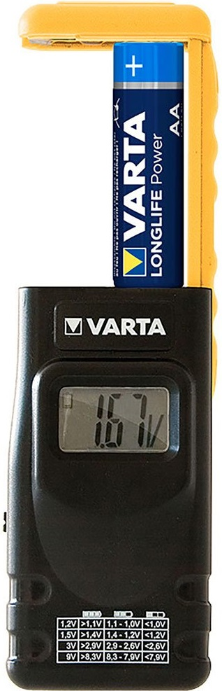 Цифровой тестер VARTA 891 LCD DIGITAL BATTERY TESTER BLI 1 (00891101401) фото 4