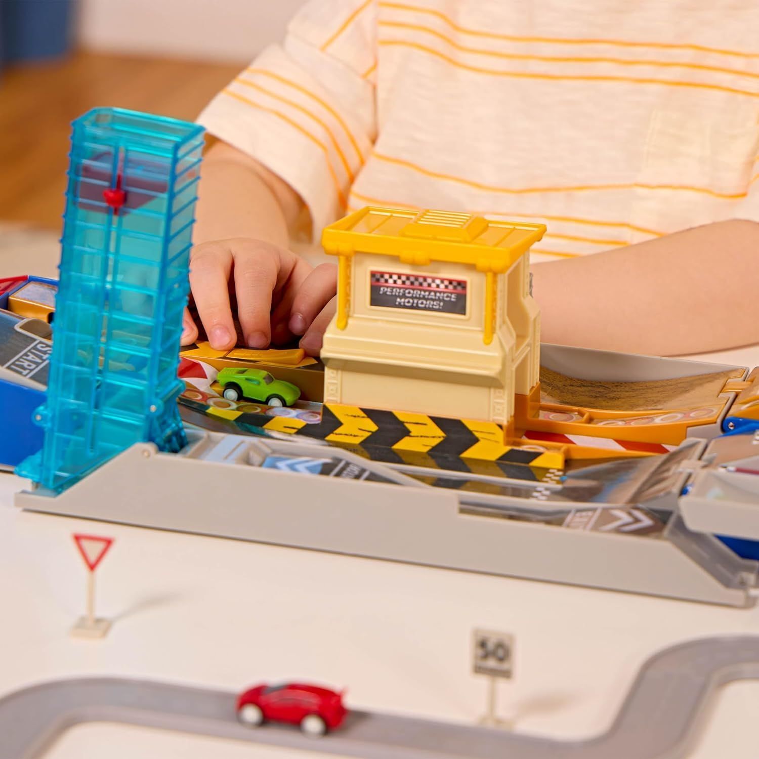 Ігровий набір DRIVEN POCKET SERIES Гоночна траса 2в1, 80 дет. (WH1108Z)фото11