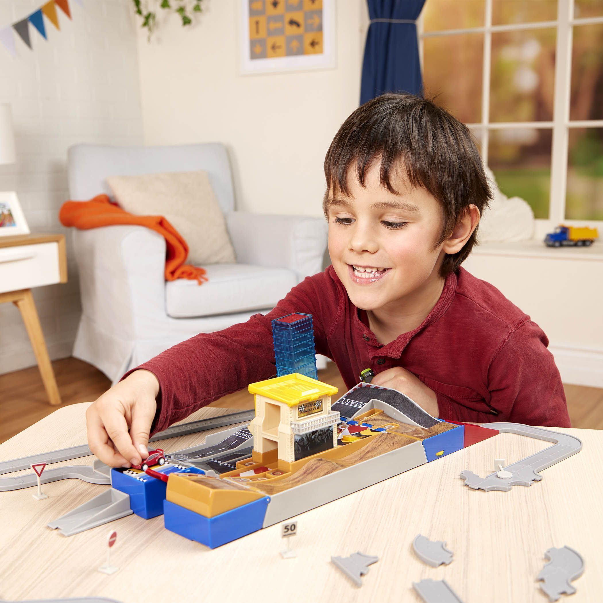 Ігровий набір DRIVEN POCKET SERIES Гоночна траса 2в1, 80 дет. (WH1108Z)фото14