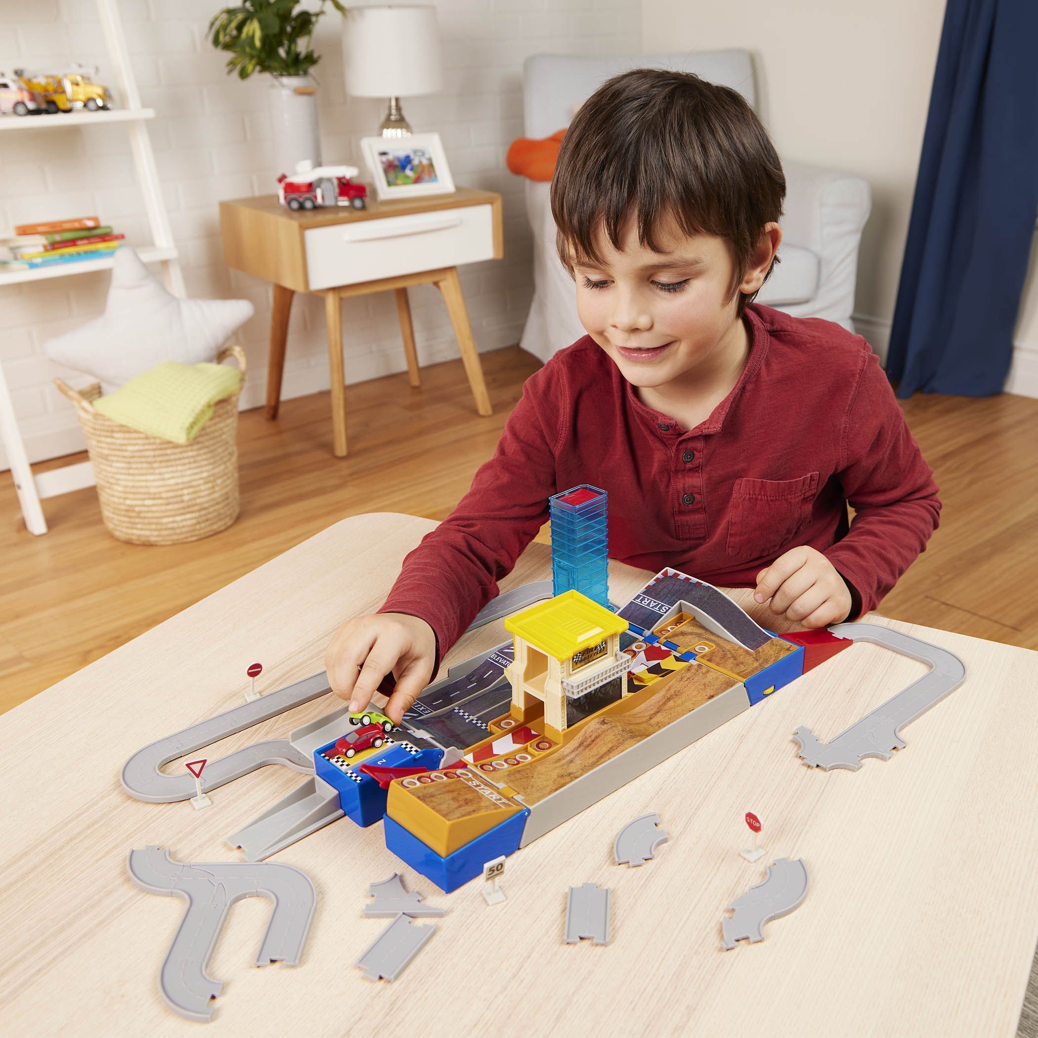 Ігровий набір DRIVEN POCKET SERIES Гоночна траса 2в1, 80 дет. (WH1108Z)фото15