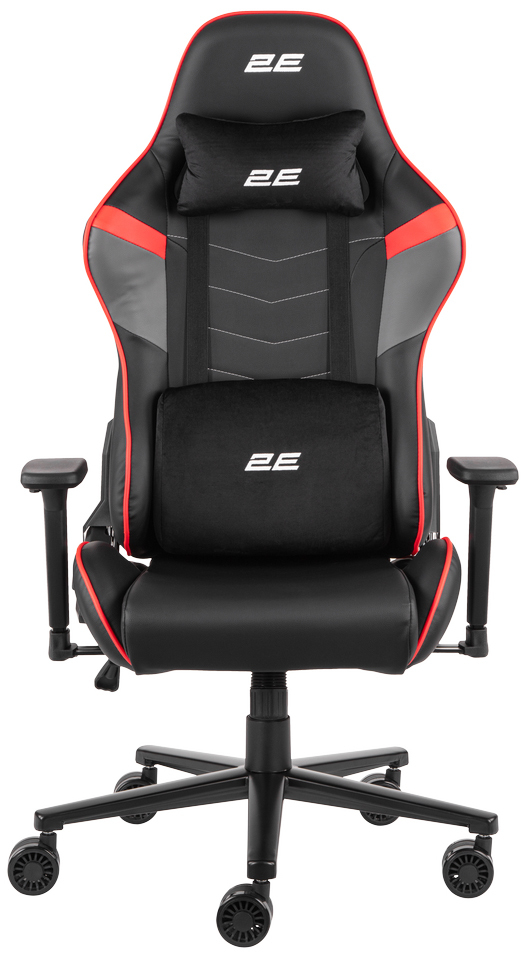 Кресло игровое 2E Gaming BUSHIDO II Black/Red фото 