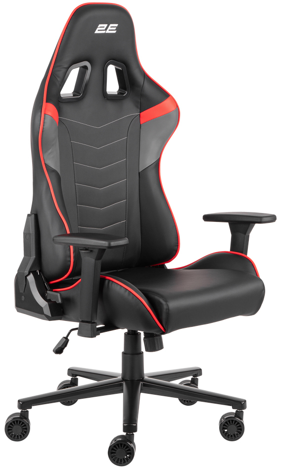 Кресло игровое 2E Gaming BUSHIDO II Black/Red фото 