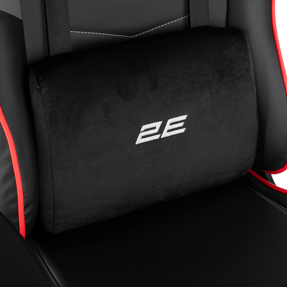 Кресло игровое 2E Gaming BUSHIDO II Black/Red фото 