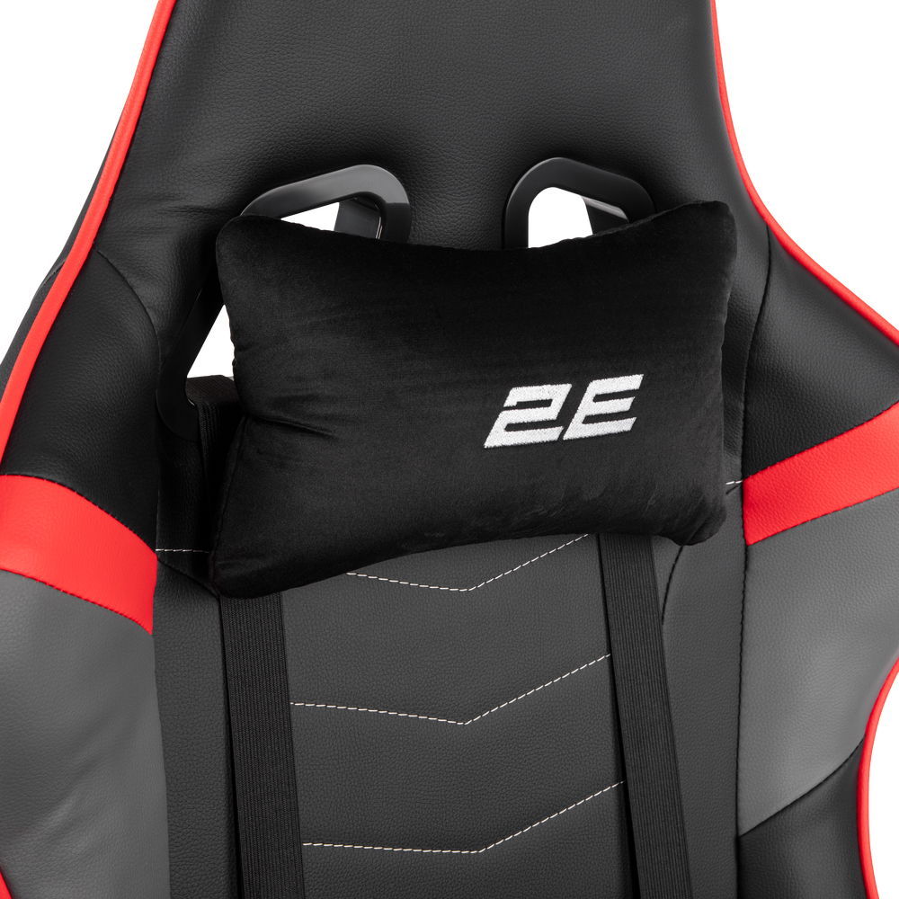 Кресло игровое 2E Gaming BUSHIDO II Black/Red фото 
