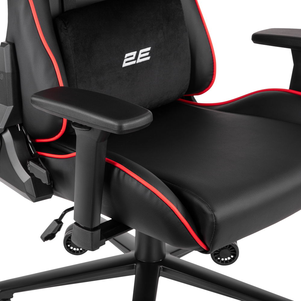 Кресло игровое 2E Gaming BUSHIDO II Black/Red фото 
