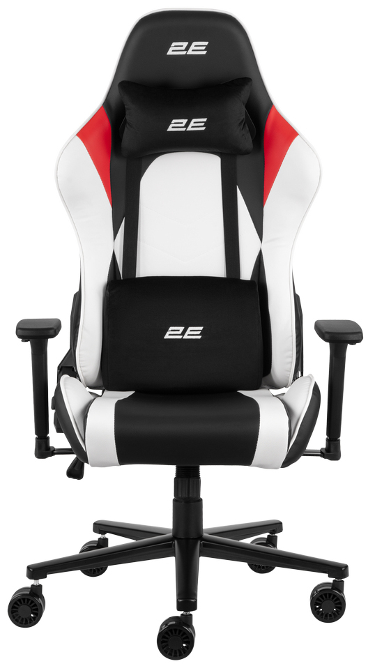 Крісло ігрове 2E Gaming BUSHIDO II White/Blackфото2