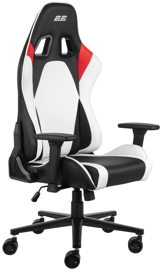 Крісло ігрове 2E Gaming BUSHIDO II White/Blackфото3