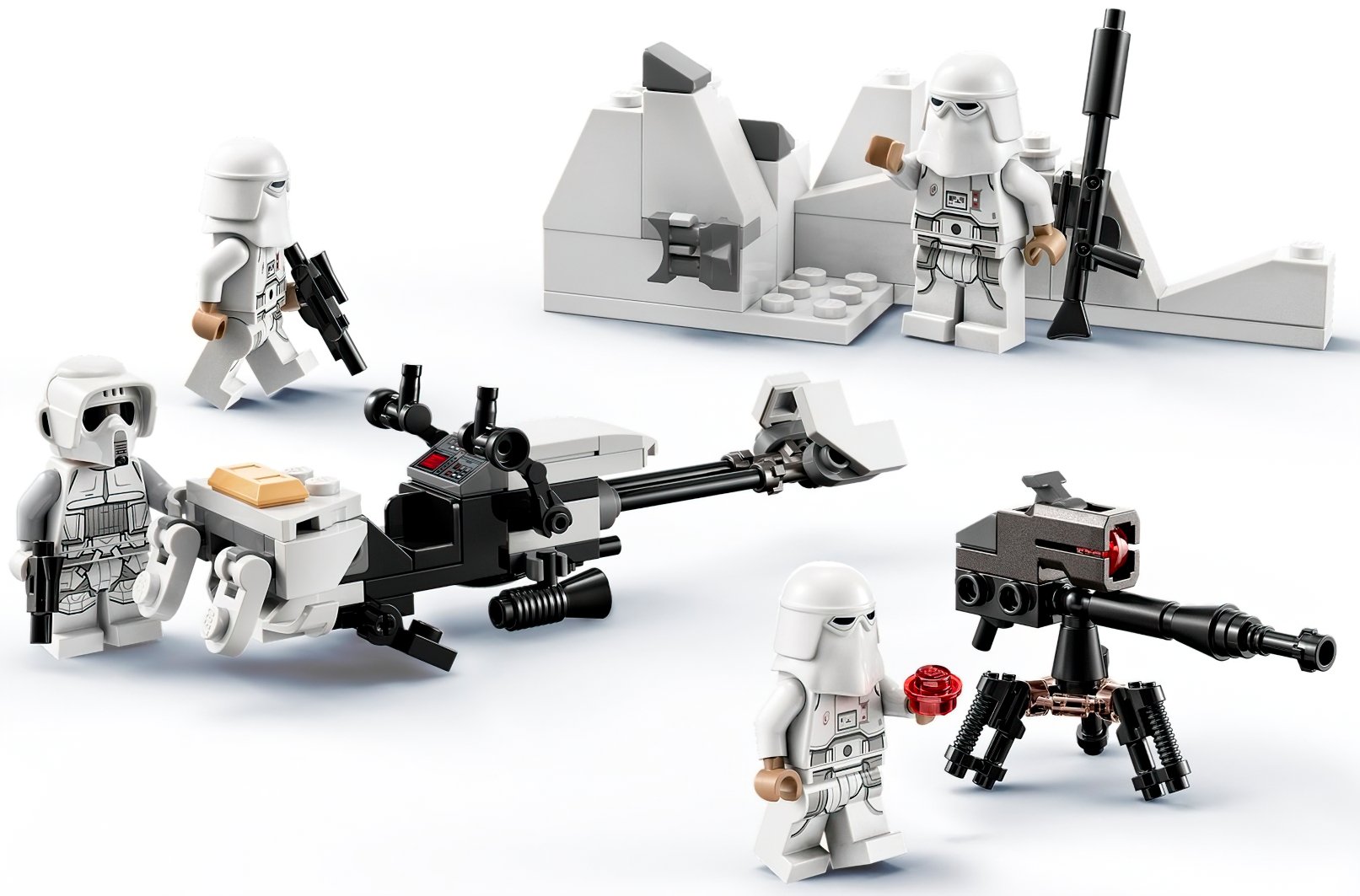 LEGO 75320 Star Wars Боевой набор снежных пехотинцев фото 3