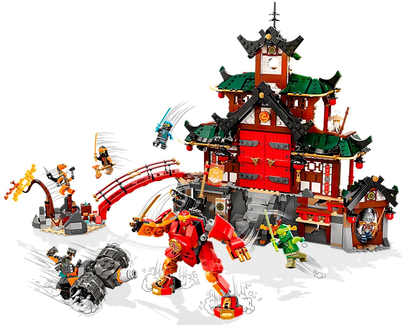 LEGO 71767 Ninjago Храм-додзе ніндзяфото2