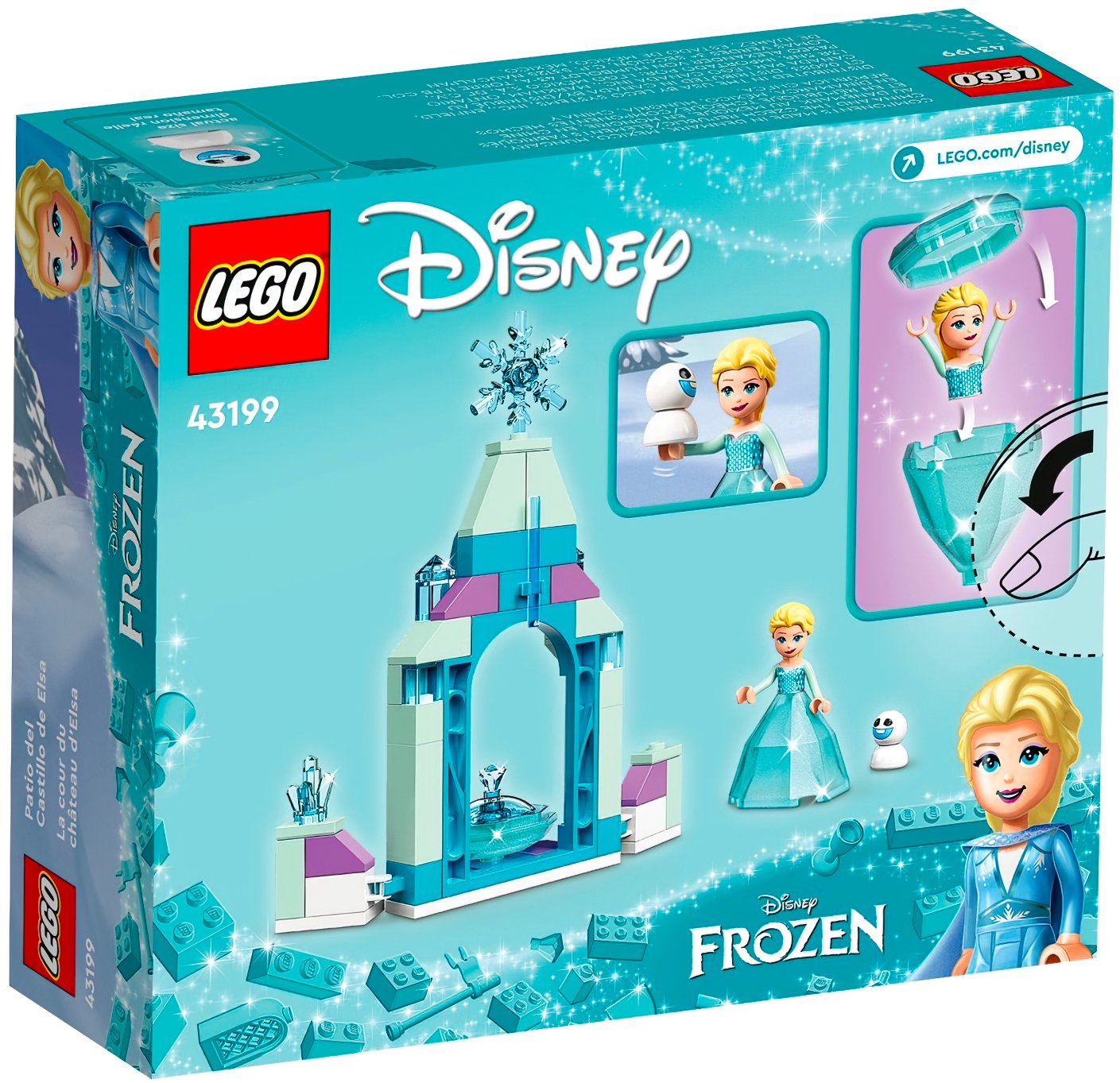 LEGO 43199 Disney Двір замку Ельзифото6