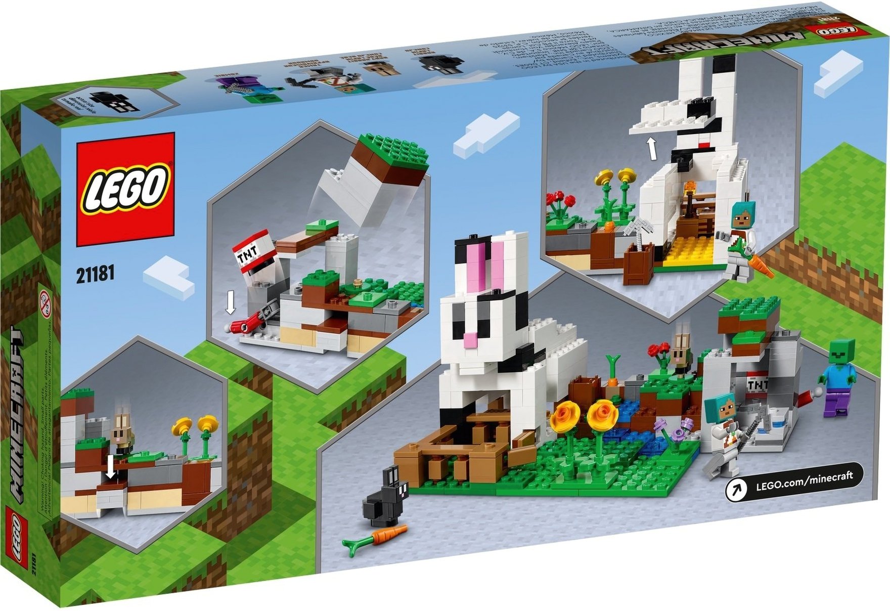 LEGO 21181 Minecraft Кроличье ранчо фото 8