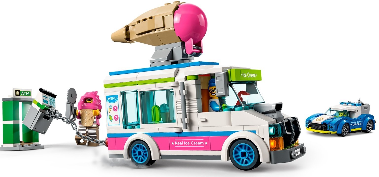 LEGO 60314 City Полицейское преследование фургона с мороженым фото 3