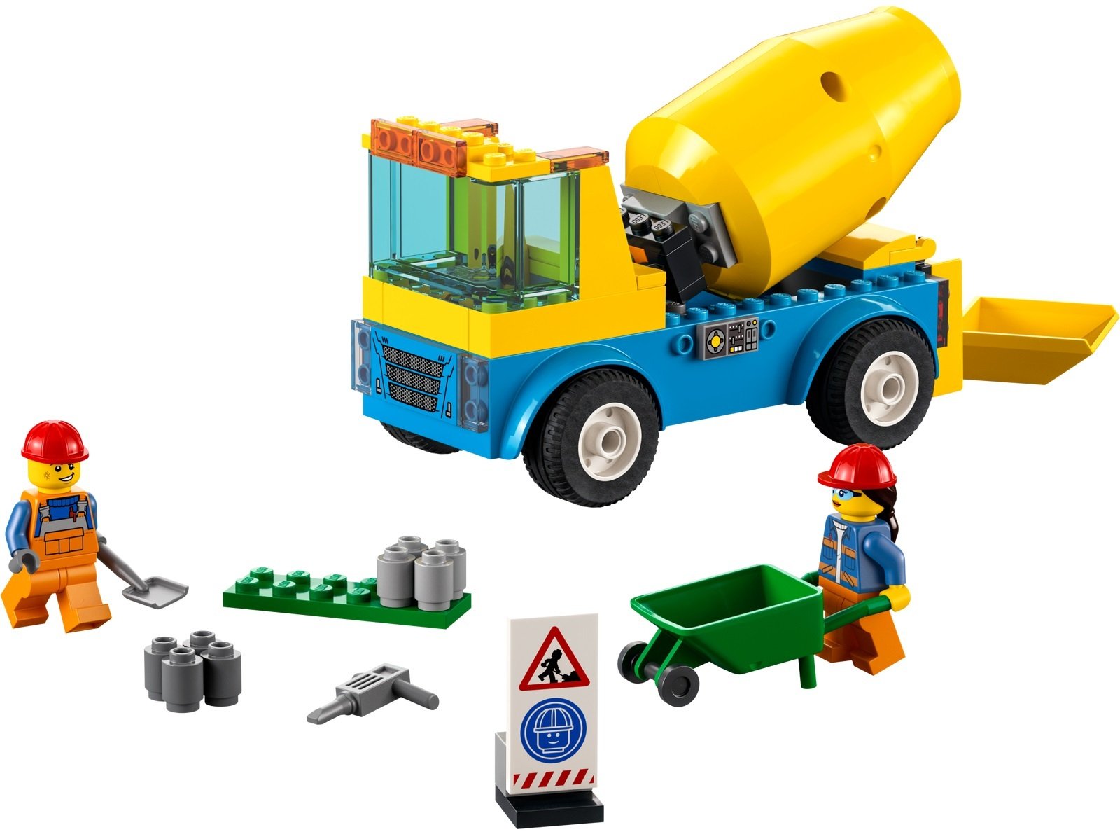 LEGO 60325 City Грузовик-бетоносмеситель фото 2
