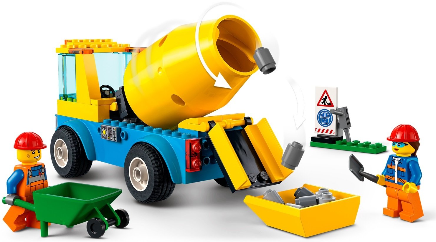 LEGO 60325 City Вантажівка-бетонозмішувачфото3